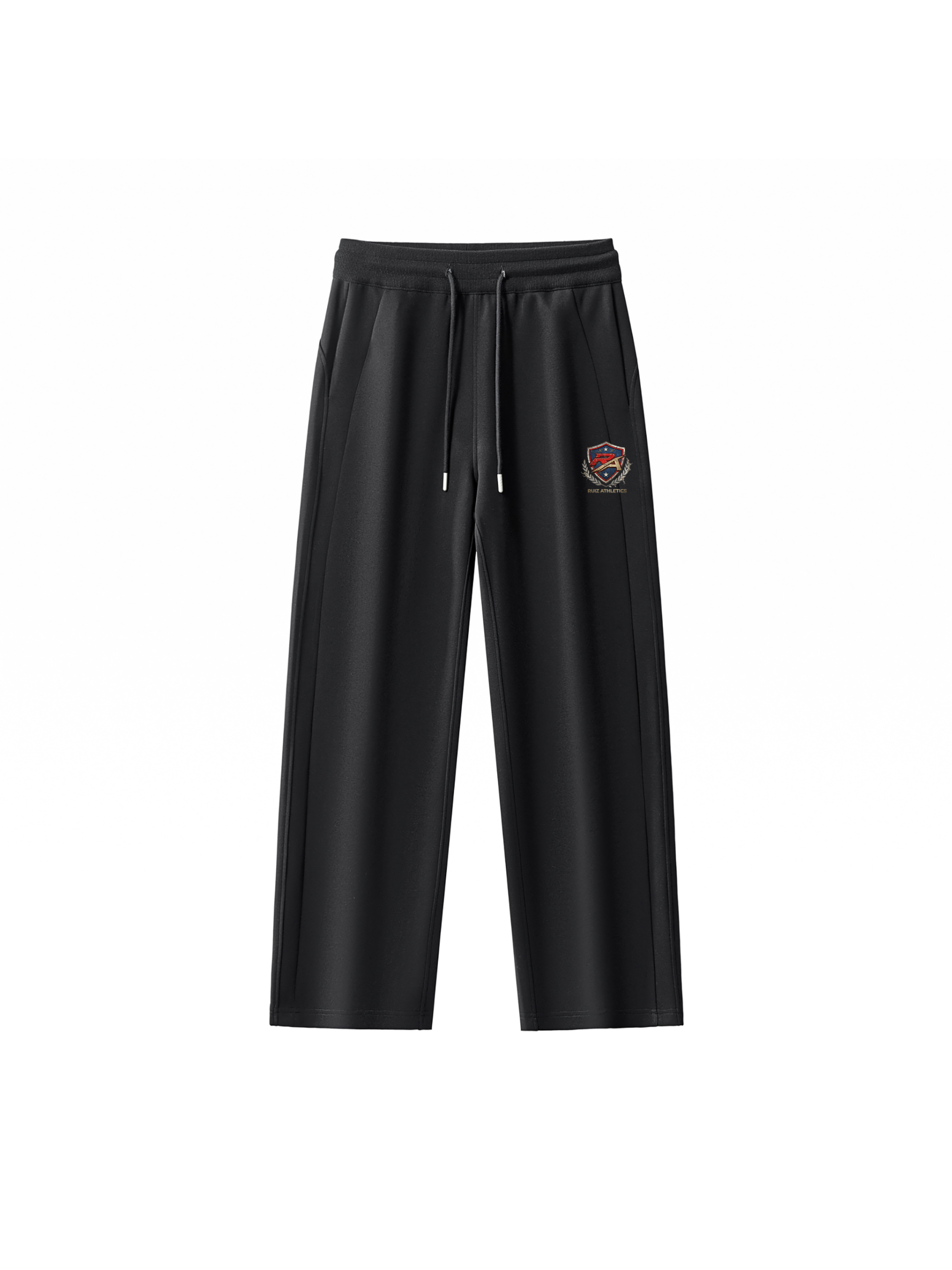 Black-Front-15-scaled-1.png Essential Drawstring Straight-Leg Sweatpants - Image 1