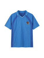 Striped V-Neck Soccer Jersey - Image 2