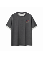 Contrast Cuff Cuffed T-Shirt - Image 3