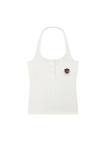 Women's Ribbed Henley Tank Top - Image 3