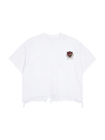 Vintage Wash Boxy Distressed Hem T-Shirt - Image 3